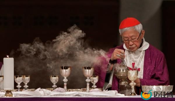Cardinal Joseph Zen, a vocal oppo<em></em>nent of attempts by Beijing and the Vatican at rapprochement, presides over a vigil Mass for Bishop Michael Yeung in Hong Kong, Thursday, Jan. 10, 2019.