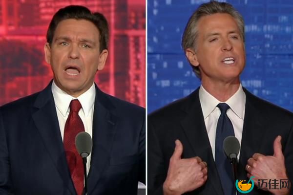 罗恩·德桑蒂斯(Ron DeSantis)和加文·纽森(Gavin Newsom)的辩论是美国阳光的一瞥
