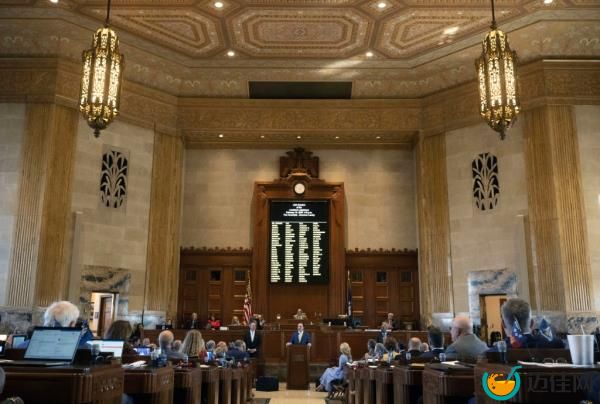 Louisiana Governor Jeff Landry addressing the House and Senate in the state Capitol in Baton Rouge during a legislative special session on crime, 2024