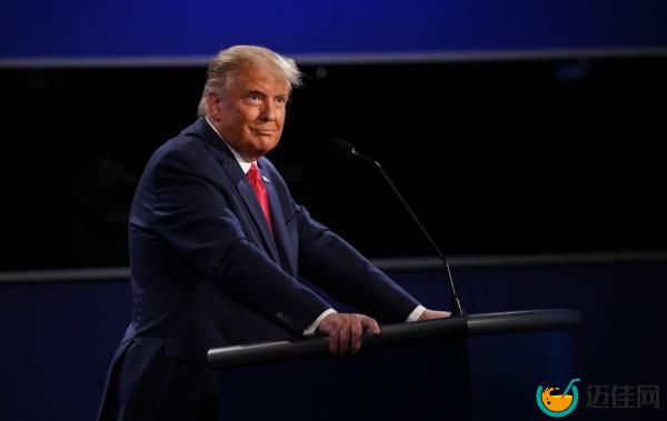 Do<em></em>nald Trump speaks during the final presidential debate at Belmont University in Nashville, Tennessee, on October 22, 2020. 