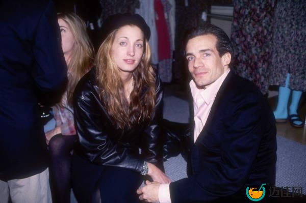 Carolyn Bessette and John F. Kennedy, Jr., in 1993.