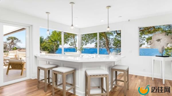 The wet bar. 