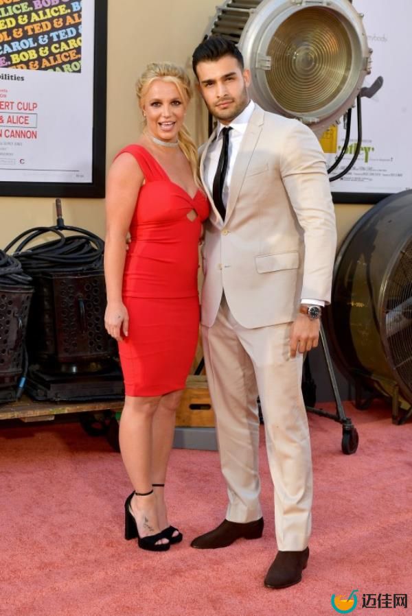 Britney Spears and husband Sam Asghari. 