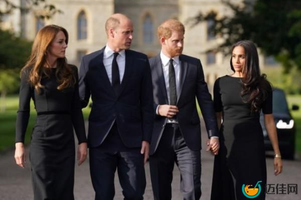 Kate Middleton, Prince William, Prince Harry and Meghan Markle 
