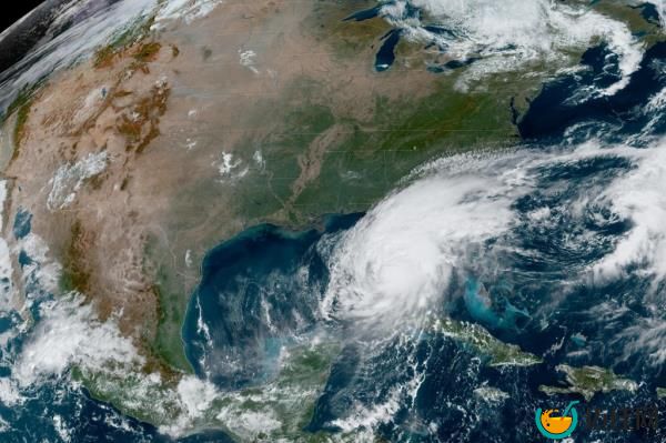 Satellite image shows Hurricane Milton on Oct. 9, 2024 ahead of Florida landfall.