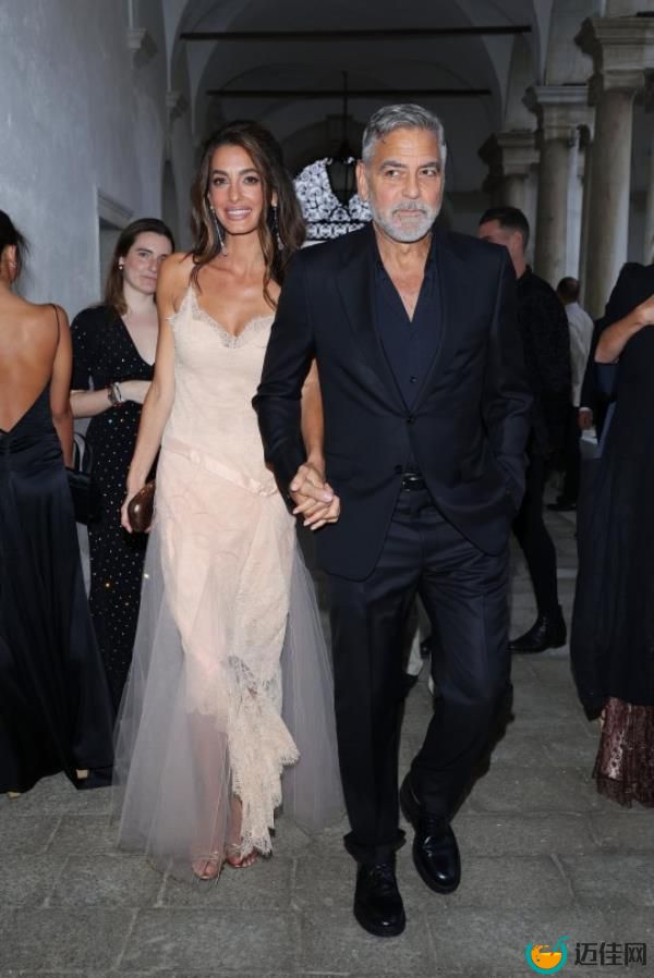 VENICE, ITALY - AUGUST 31: Amal Cloo<em></em>ney and George Cloo<em></em>ney attend the DVF Awards 2023 during the 80th Venice Internatio<em></em>nal Film Festival on August 31, 2023 in Venice, Italy. (Photo by Jacopo Raule/Getty Images)