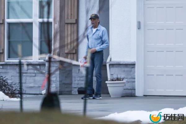 Rodney Willis standing outside his house.