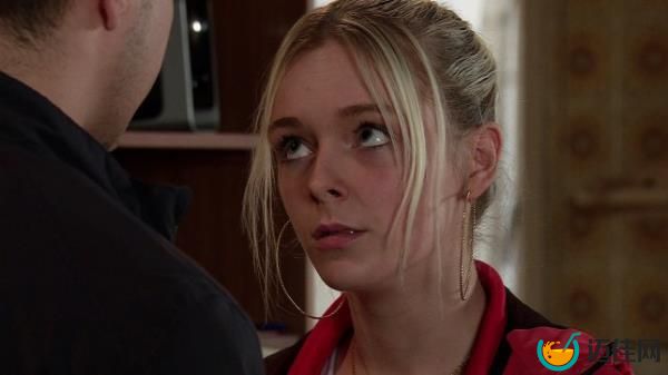 A furious Ryan at the precinct in Corrie