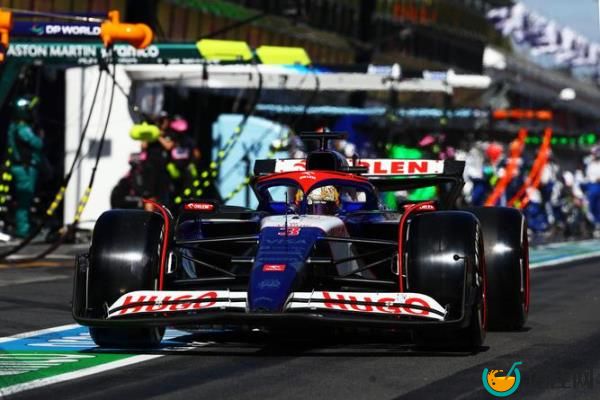 Daniel Ricciardo driving the Visa Cash App RB VCARB 01 in the Pitlane.