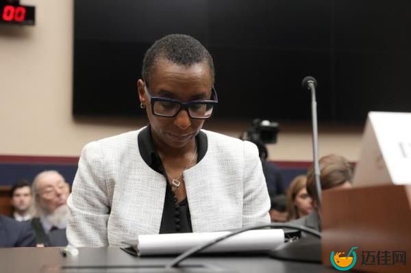 Harvard President Claudine Gay speaks during a hearing of the House Committee on Education on Capitol Hill, Tuesday, Dec. 5, 2023 in Washington.