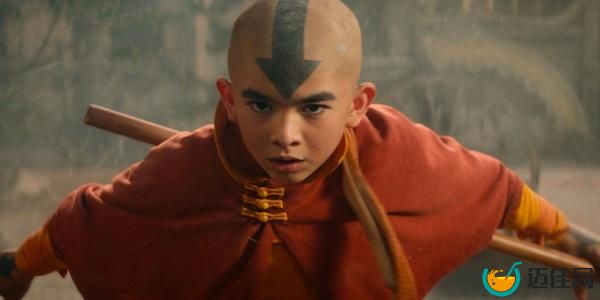 Aang prepares to fight in Avatar: The Last Airbender.