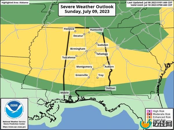 Sunday severe outlook