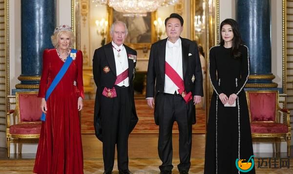 王室访问现场直播：查尔斯国王和卡米拉王后带领王室成员出席国宴