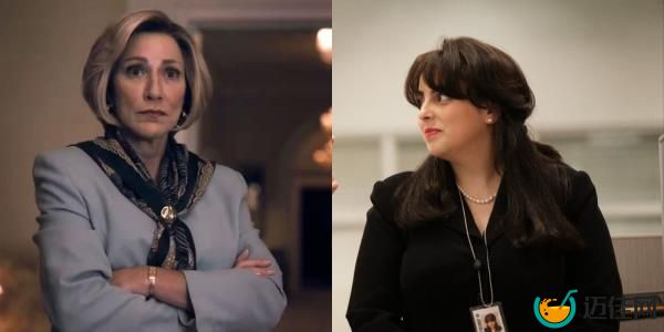 Edie Falco and Beanie Feldstien in American Crime Story